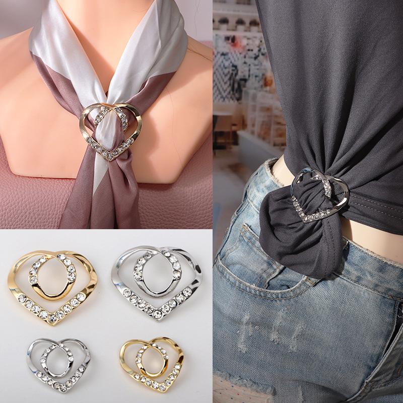 Khuy cài khăn quàng cổ, nút thắt khen lụa, thuận tiện thanh lịch cho bạn nữ 1