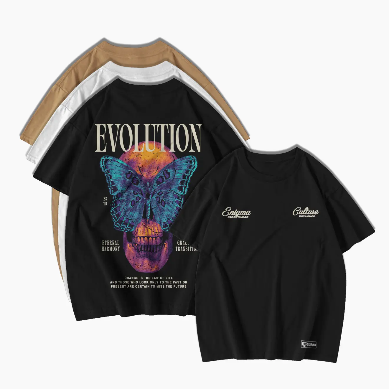 ENIGMA STREETWEAR BOXY CROPPED CORDUROY TSHIRT UNISEX vintage