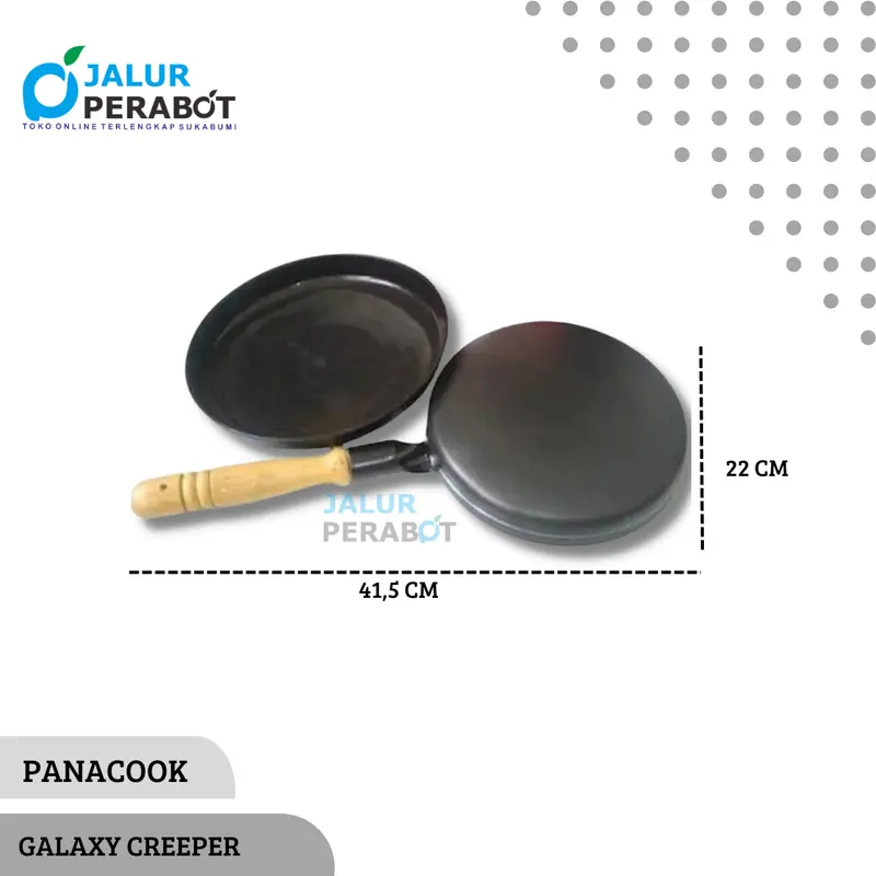 Galaxy creper Panacook 20cm /Crepes maker / Wajan Kulit Risol Lumpia / Wajan Kebalik Serbaguna anti lengket / Crepes Pan 1