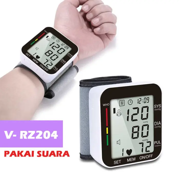 Alat Tensi Darah Digital Tensimeter Digital Alat Ukur Monitor Tekanan - B869 0