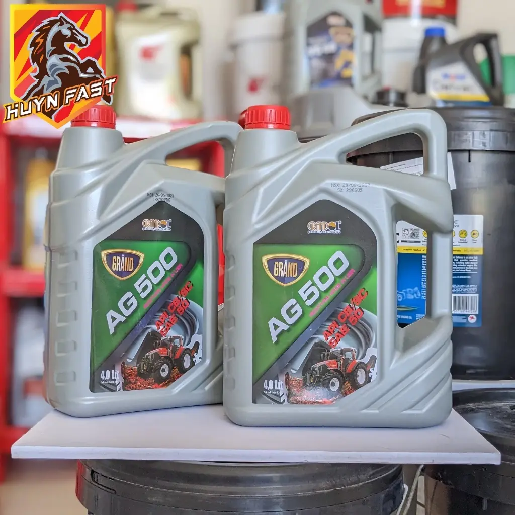 Dầu Nhớt Máy Cày & Thiết Bị Nông nghiệp GRANDOIL AG500 SAE 50 – API CB/SC (4L)