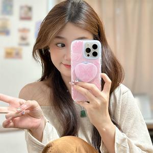 เคสผีเสื้อกลวง สีชมพู สำหรับ Apple 16 Pro Max สไตล์เกาหลี น้ำหนักเบา Girly iPhone 15 Pro ความรู้สึกระดับไฮเอนด์สร้างสรรค์ใหม่ ฝาครอบป้องกันกันกระแทก 13 Pro Max