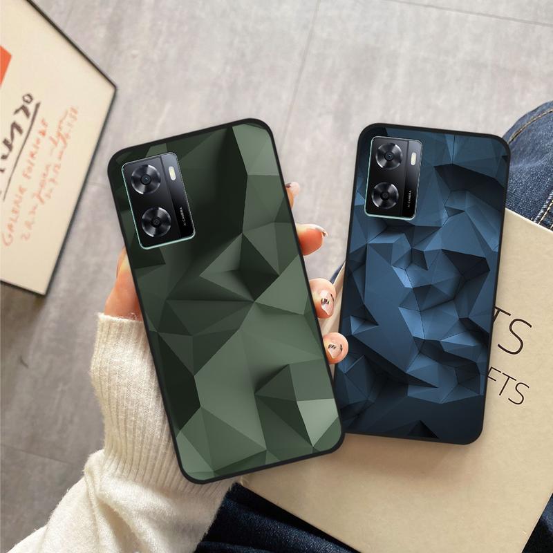  Ốp lưng cho Oppo A57 2022   A77   A77S  A57 4G họa tiết đường kẻ ốp thời trang giá rẻ 