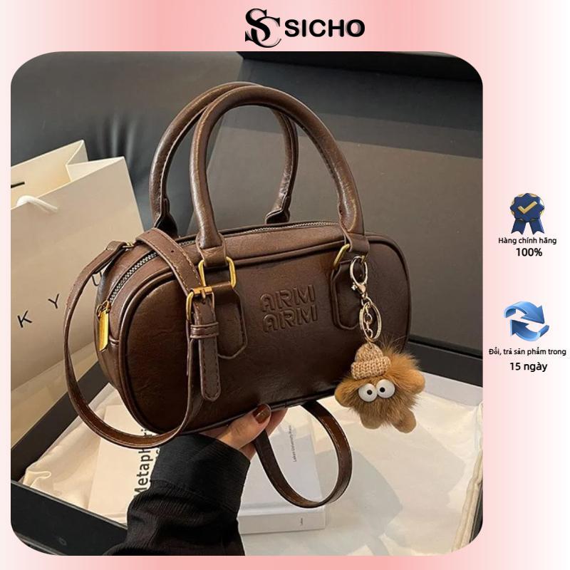 SICHO Túi Xách Tay Đeo Chéo,Xách Tay Thời Trang, Sang Trọng Lịch Sự Phong Cách Hàn QCCC(quà  tặng móc treo)
