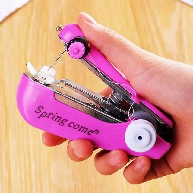 Mesin Jahit Portable Mini Tangan Spring Come Model Staples Spring Com Murah 2
