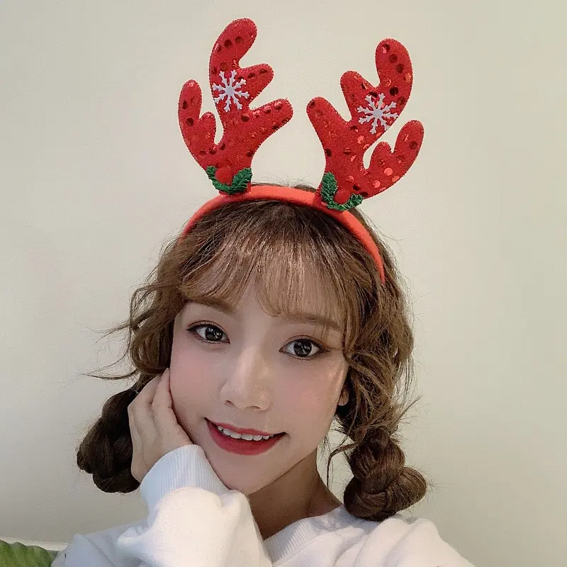 Cài tóc băng đô NOEN hình sừng hươu tuần lộc giáng sinh noel nhiều mẫu giá rẻ CA00 8