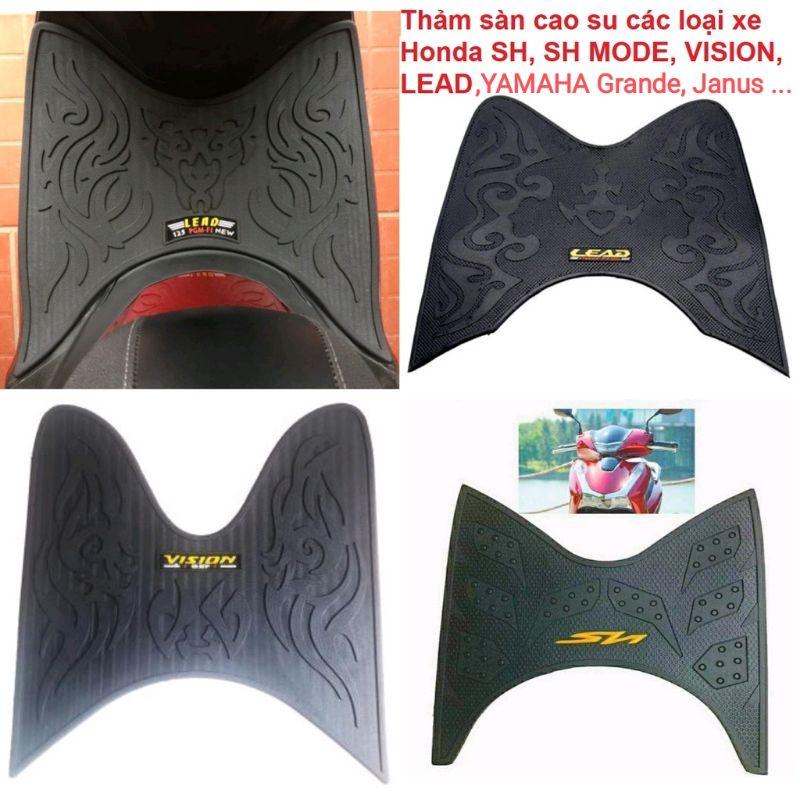 Thảm để chân cao su các loại xe Yamaha Nozza Grande, Janus, Honda SH, SH Mode, Vision, Lead, Air Blade