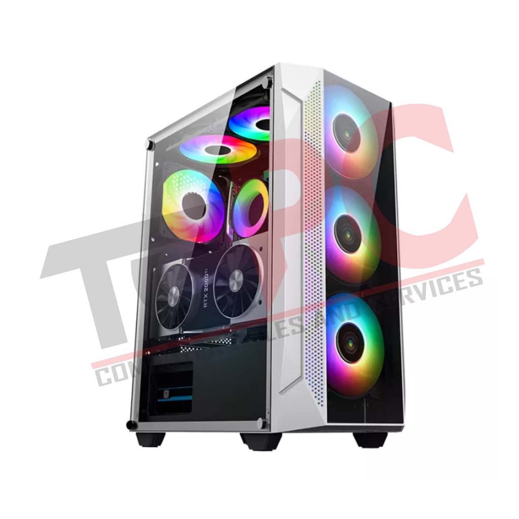 Keytech T1000 Tempered Glass Mid Atx Computer Case - TikTok Shop ...