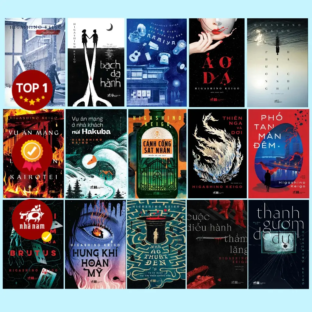 Sách - Series tác giả Higashino Keigo (cập nhật) (Nhã Nam) - NNB