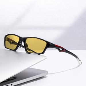 แว่นกันแดดโพลาไรซ์สำหรับเล่นกีฬา สำหรับผู้ชายและผู้หญิง ทันสมัย โพลาไรซ์ เหมาะสำหรับขี่กลางแจ้ง ปรับได้ กันกระแทก