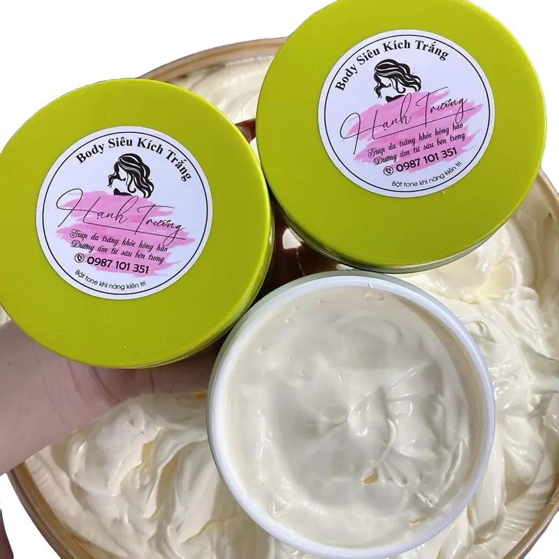 COMBO 3 HỦ KEM BODY KÍCH TRẮNG- KHÁNG NƯỚC {HỦ 200gr}, ko bếch rít, ko lộ vân kem