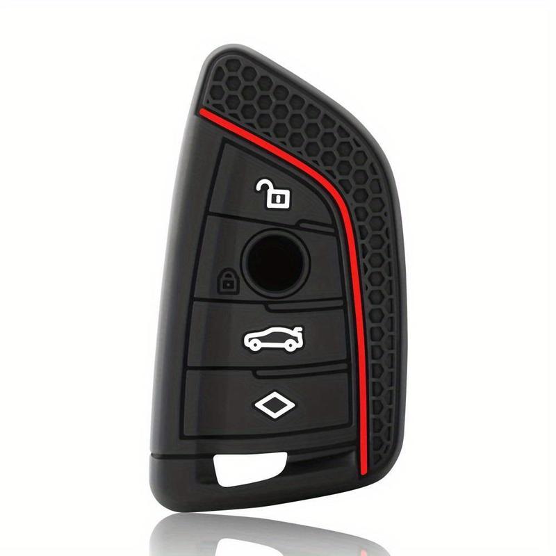 Product Introduction of Silicone Car Key Case, Car Key Protector, Keychain Key Case for BMW X1 X3 X4 X5 X6 Series 1 2 3 5 7 G20 G02 G05 G31 G23 F34 F15 F40 IX3 Smart Key 5
