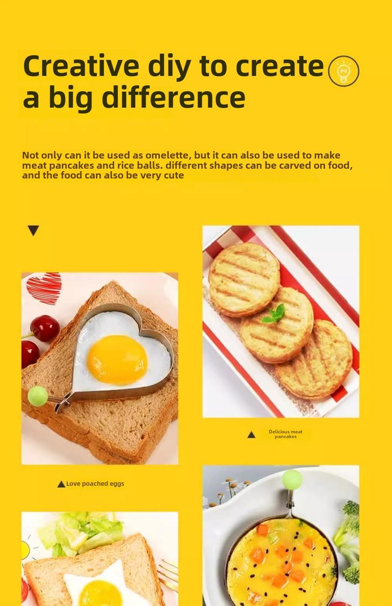 Product Introduction of Stainless Steel Omelette Mold Artifact 1
