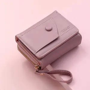 Dompet cewek elegan Lokal Model Terbaru Fashion korea Style Simpel Bisa COD Dompet Kartu