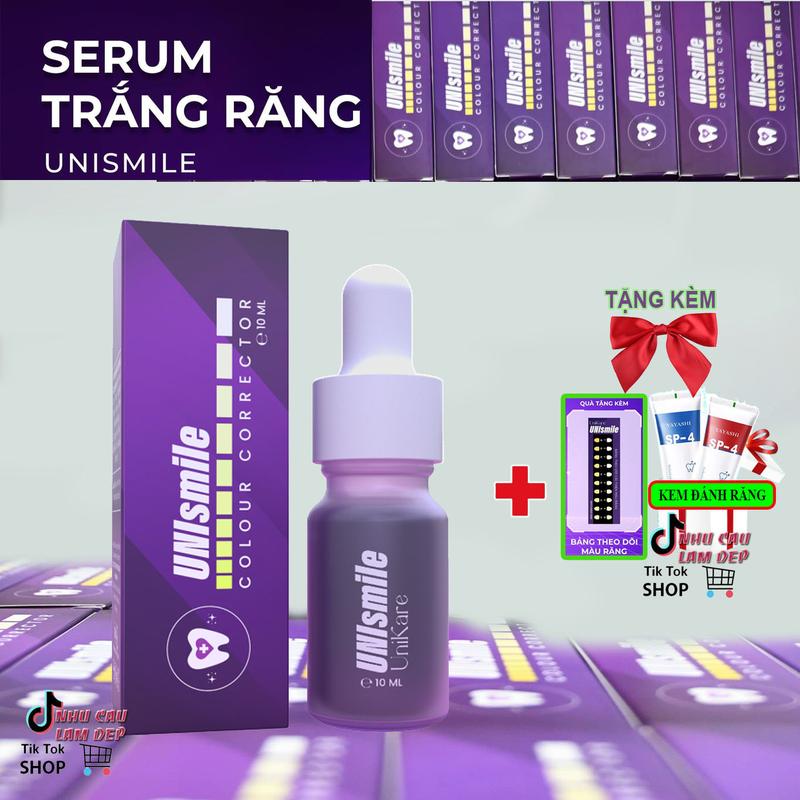  LE'PEAU - Serum Trắng Răng Unismile 10ml Hỗ Trợ Cải Thiện Vết Ố Vàng Unikare 