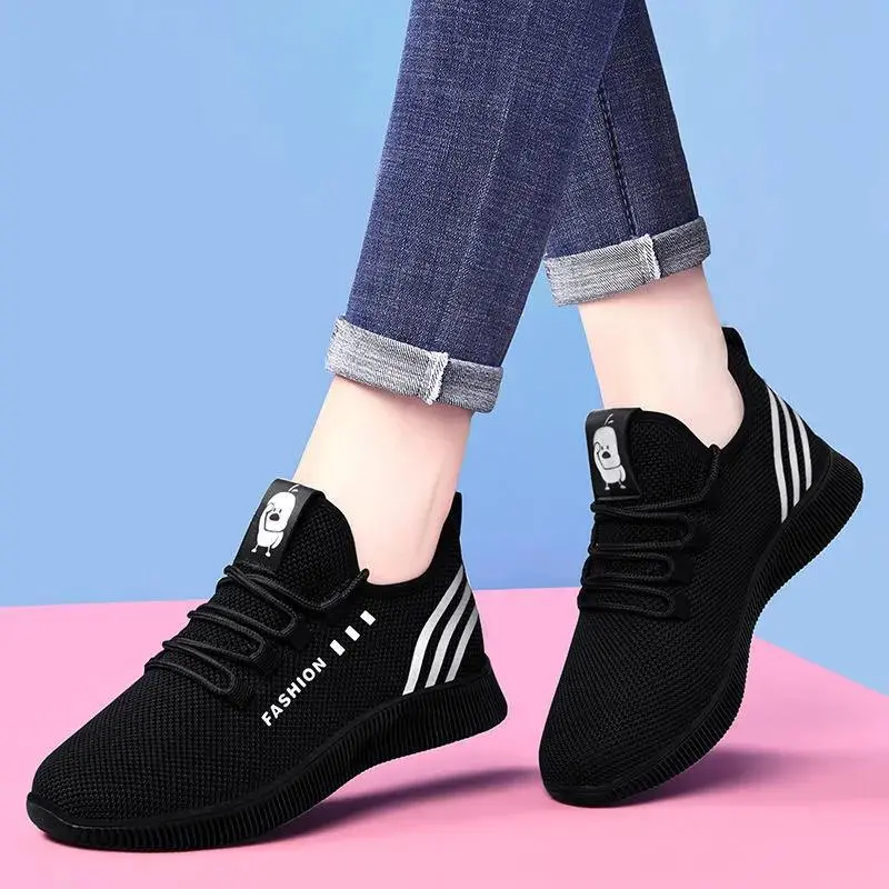 Women's Cloth Shoes Walking Shoes Mesh Breathable Casual Mesh Surface Shoes jogging  shoes rain boots