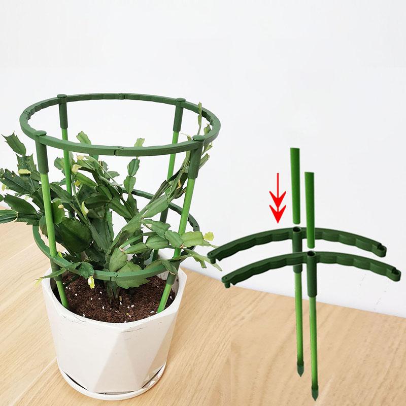 Product Introduction of Plant Support Pile Stand Climb for Flowers Grow Greenhouses Support Fixing Rod Plant grow Holder Orchard Garden Bonsai Tools 19
