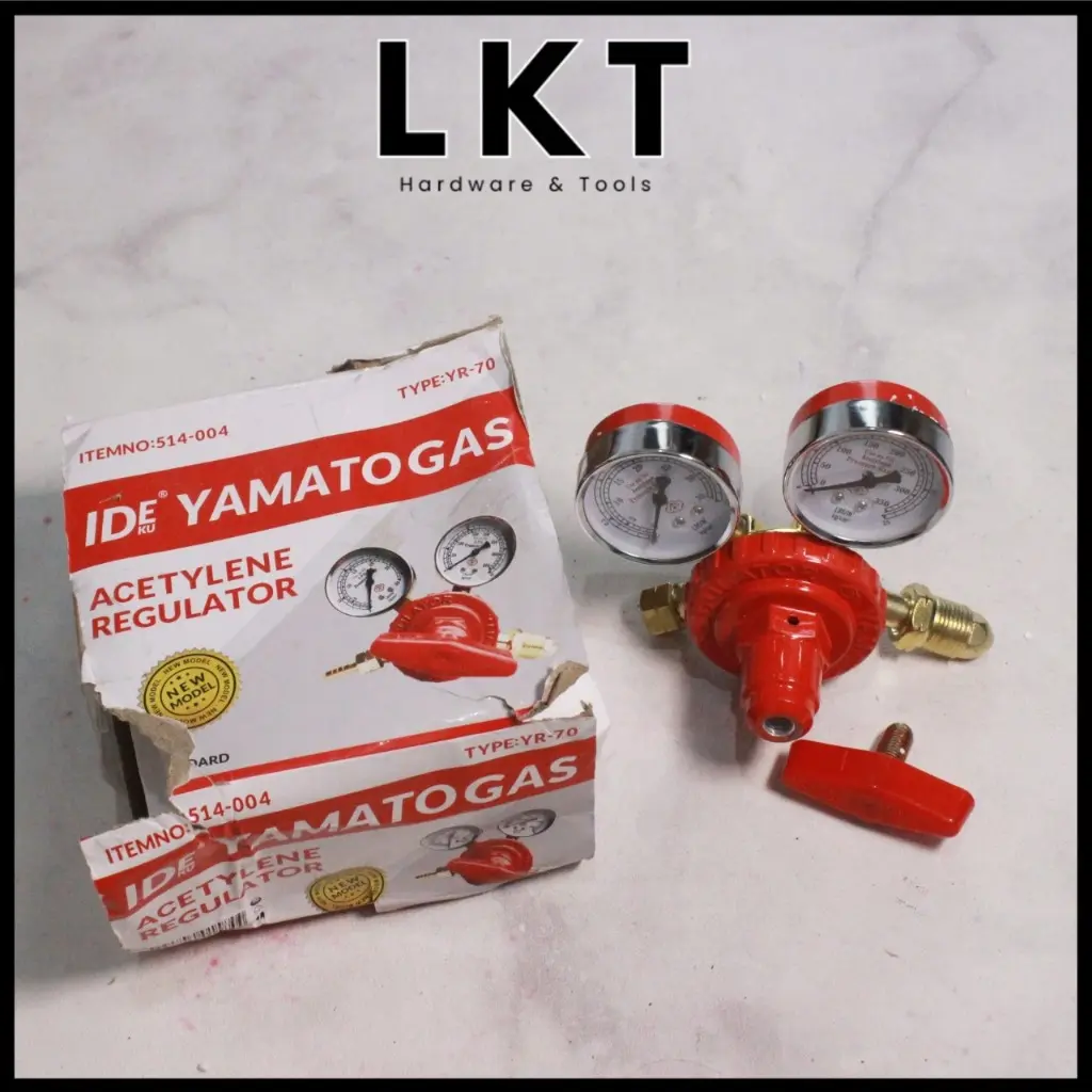 IDEKU YAMATOGAS Regulator LPG Gas Elpiji Welding Acetylene YR-70 / Oxygen YR-26