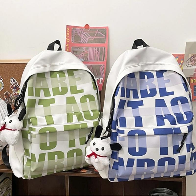 Product Introduction of New American backpack female students original printed backpack trend schoolbag male students 8