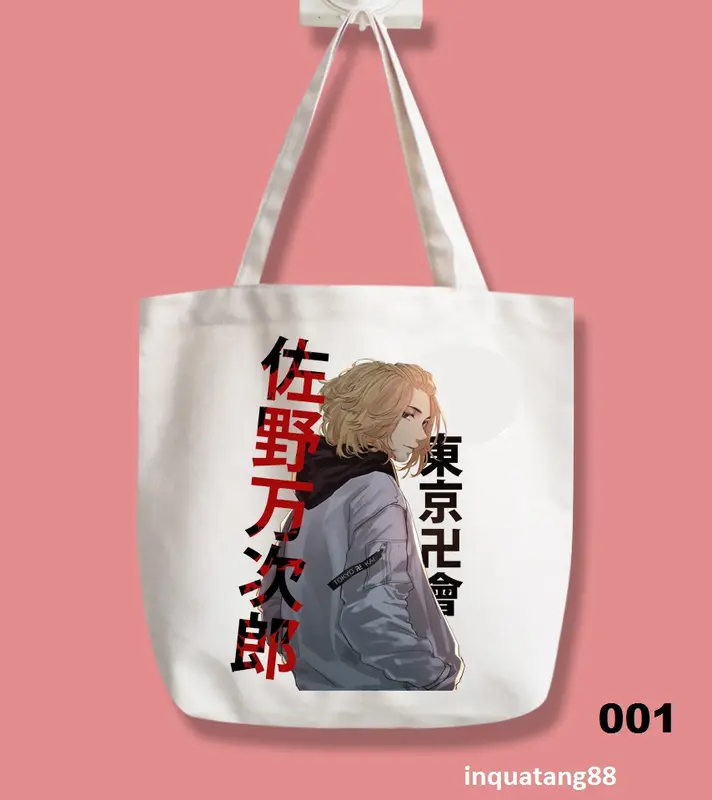 Túi vải bố tote canvas- tokyo revengers Bag Nữ 2