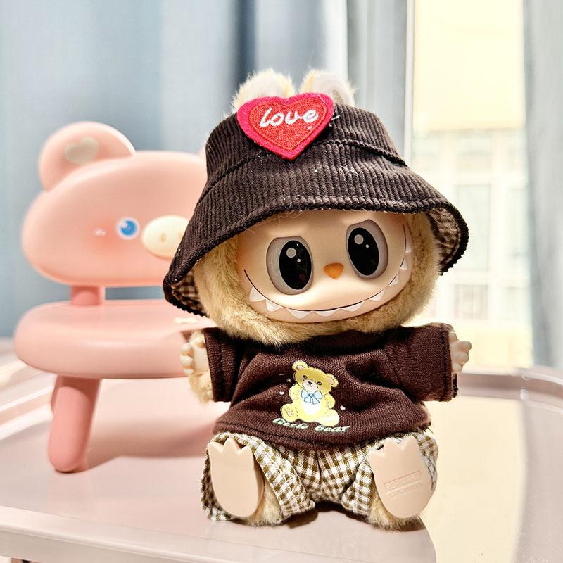 [clothes only ] Labubu doll clothes 17cm macaron Labubu Time to chill doll clothes for labubu doll accessories 5