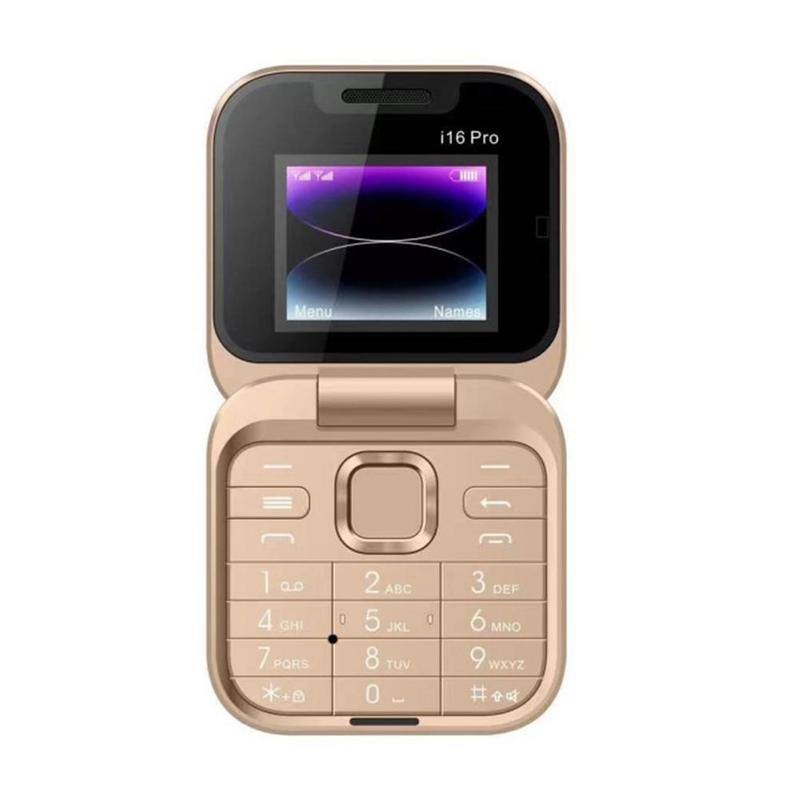 Product Introduction of New Mini Flip Mobile Phone SERVO I16Pro Small Foldable Call Speed FM Cellphone Dial Telephones Q0C3 40