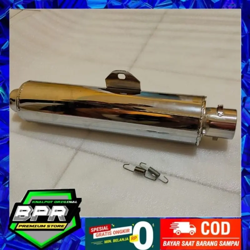 Knalpot Standar Satria Fu CKD silincer tabung dan adaptor Satria fu PNP untuk vixion New Vixion old CB150R New LED CB150 2