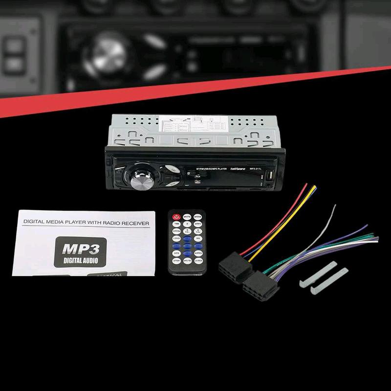 Taffware Tape Mobil Audio MP3 Player Bluetooth 5.0 60W with Remote - MP3-S211L Car 4