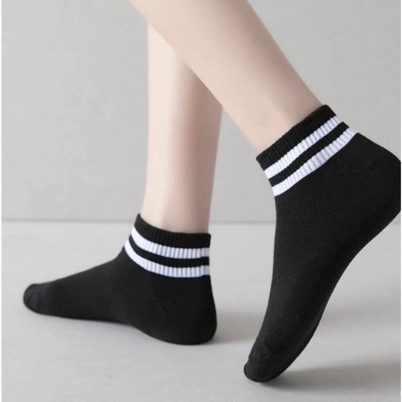 ComBo 10 Đôi Tất Cổ Kẻ Nữ Phong Cách Hàn Quốc Siêu Xinh
