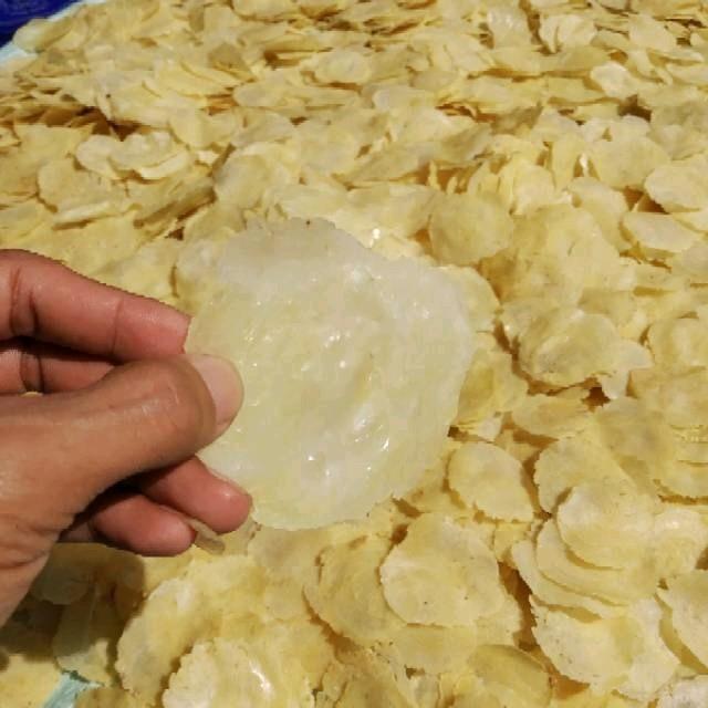 Kripik Emping Belinjo Super Murni Khas Limpung Sedang Goreng Pedas 1KG - Snacks, Melinjo, Food Keripik 4