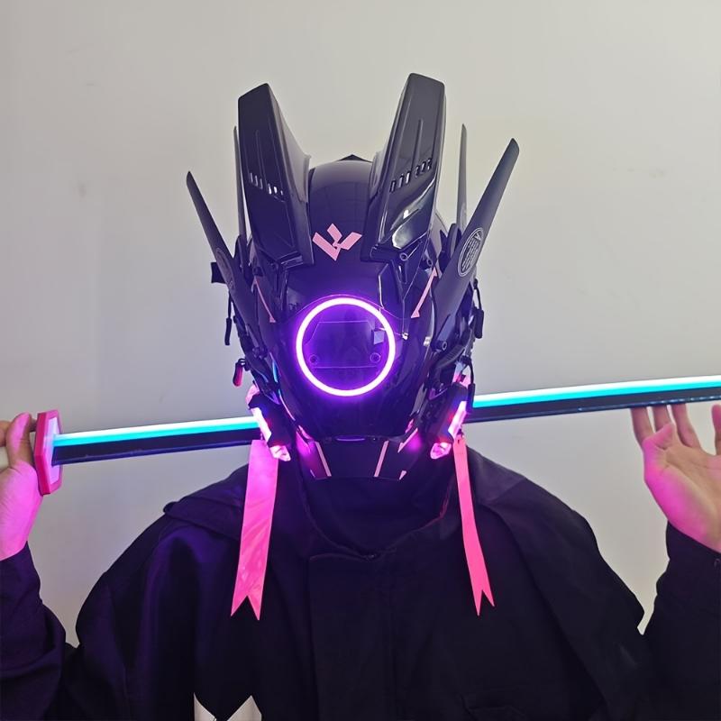 Máscara Cyberpunk Para Adultos , Cosplay De Halloween , Presente De Máscara Cyberpunk Para Adultos , Cosplay De Halloween , Presente De