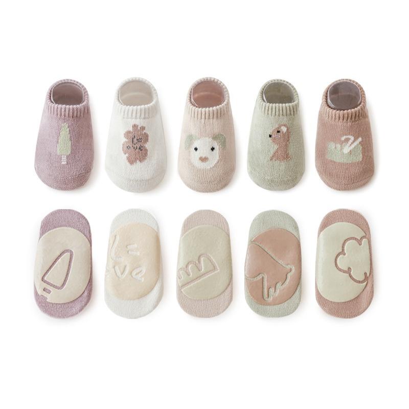 Product Introduction of Baby Socks Summer Spring Children's Cotton Non-slip Boy Socks Baby Toddler Cartoon High Class Floor Socks 10-16cm Foot Lengh 24