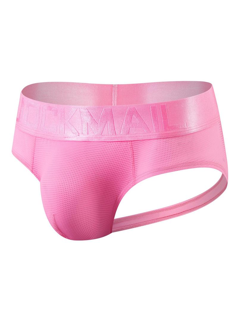 Product Introduction of LGBTQ+ Men's Casual Cut Out Drop Waist Boxer Brief, 1 Piece Breathable Cozy Mesh Underwear for Daily Wear, Men's Underwear for All Seasons, Comfortable Soft Basic Plain Menswear, Undergarments 6