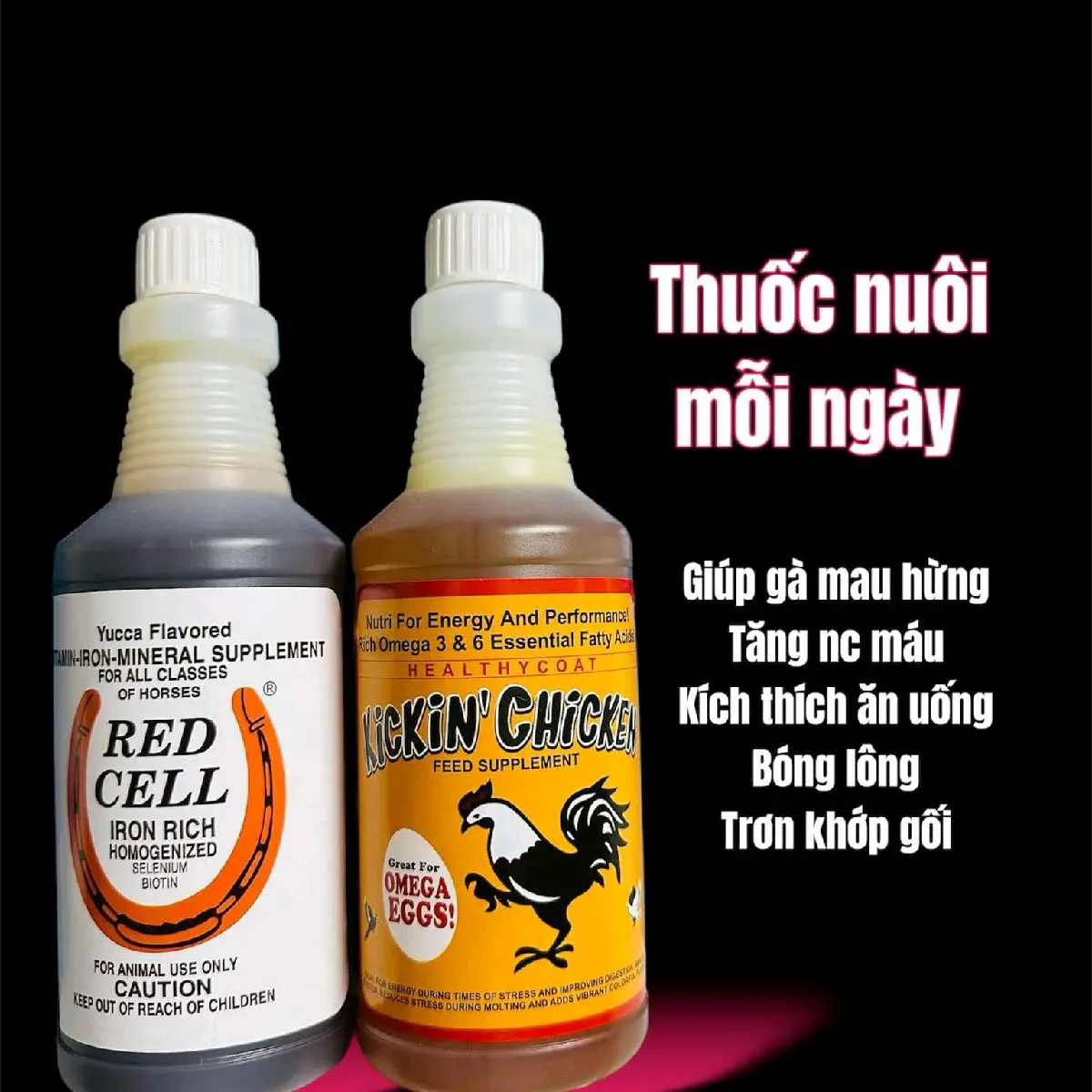 500ml redcell và 500ml chicken