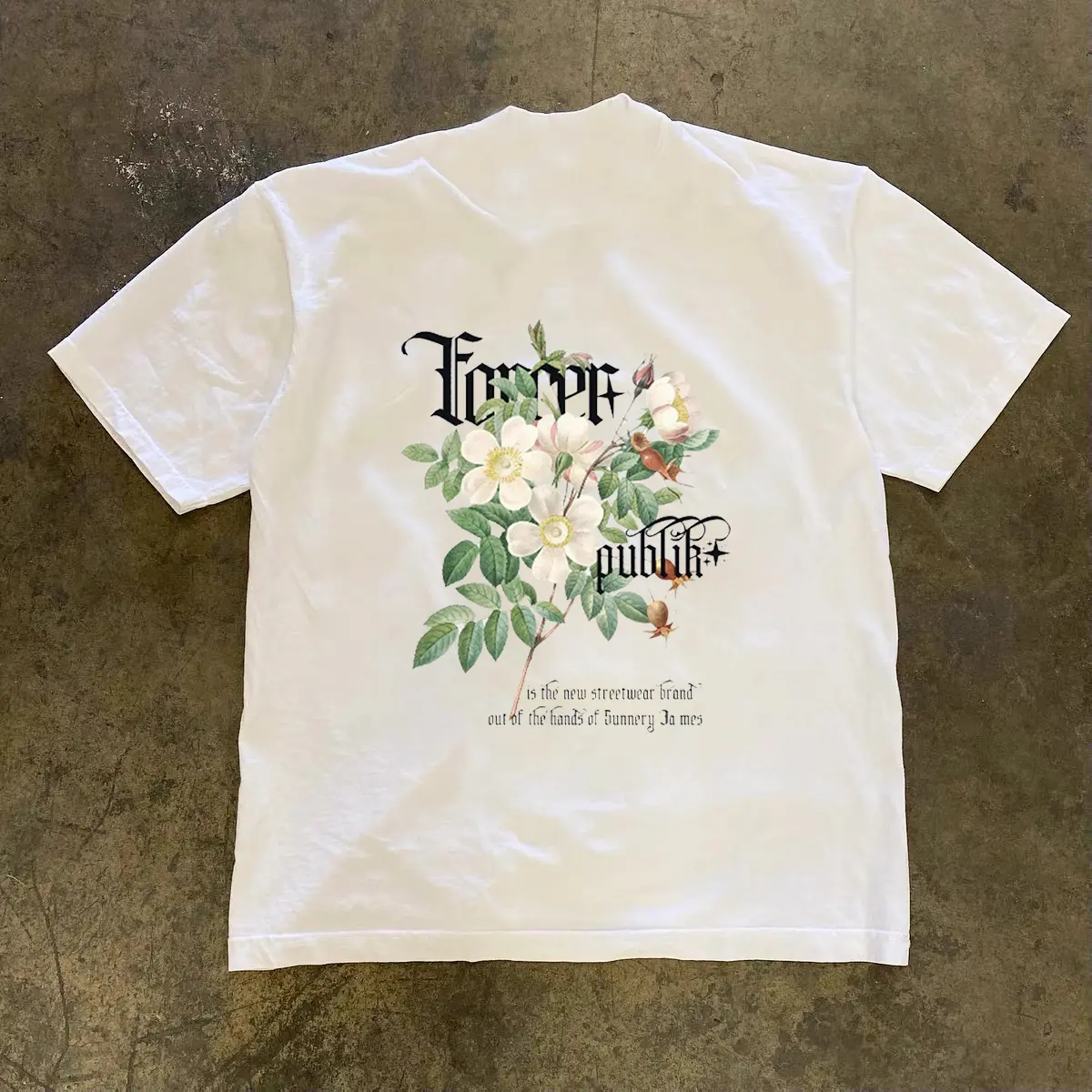 Áo Thun Cotton Ngắn Tay, Xu Hướng Thời Trang Mới, In Hình, Thương Hiệu Hợp Xu Hướng Mùa Hè, Dáng Rộng Rãi Và Thường Ngày, Áo Cổ Tròn, Chất Liệu Cotton Nguyên Chất 250gsm