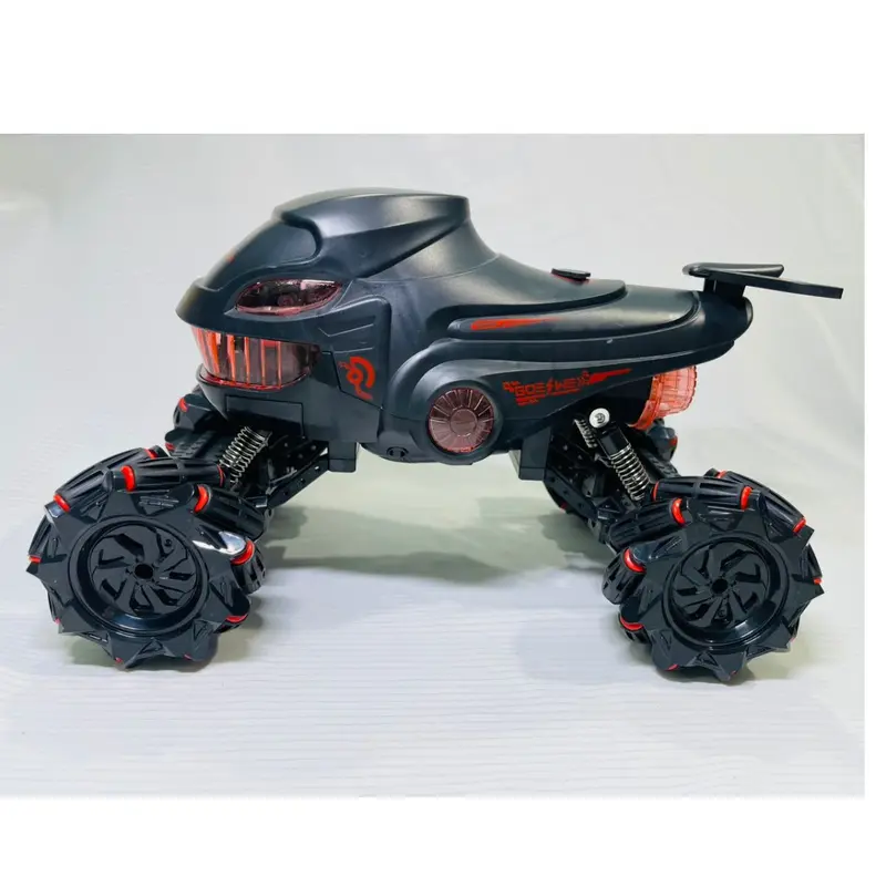 Xe Địa Hình Điều Khiển Từ Xa Cá Mập Bay Gầm Cao Có Phun Khói, Xoay 360 Độ, Dùng Pin Sạc Toy Đồ Chơi Xe Đua Xe Đua 6