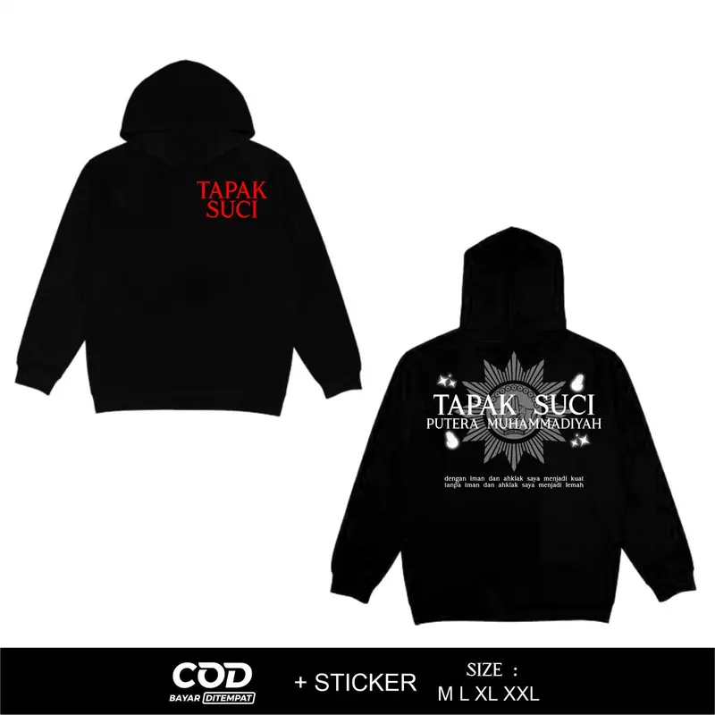 Hoodie Reflektif Pencak Silat Tapak Suci Putera Muhammadiyah  By Maxter 1