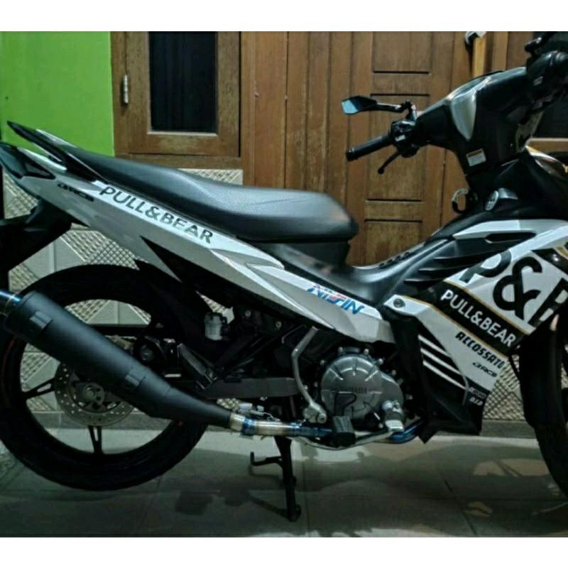 Knalpot Tsukigi Jupiter MX new MX old lama 135 MX king 150 tsugi stainless stenlis steel standar racing 6
