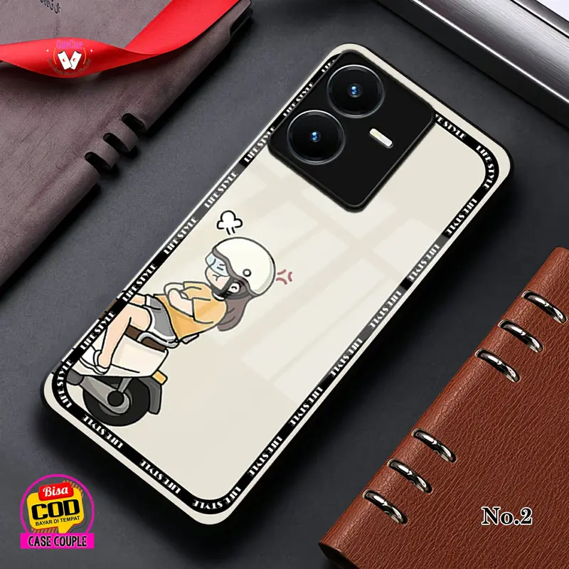 (CC50) Softcase Couple + Custom Nama Case Kilau Op*o-S*msung-Re*lmi-X*aomi-V*vo-Inf*nix | Case For All Tipe HP glossy handphone casing 5