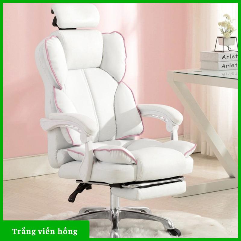Ghế gaming công thái học tựa đầu cao cấp, ghế xoay văn phòng nhập khẩu, ghế chơi game nâng hạ ngả lưng tiện ích 7300