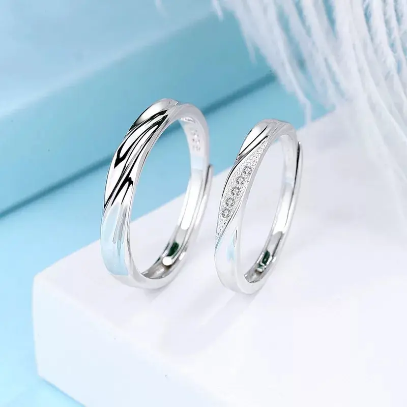 Couple Ring S925 N Pertunangan Pernikahan 2