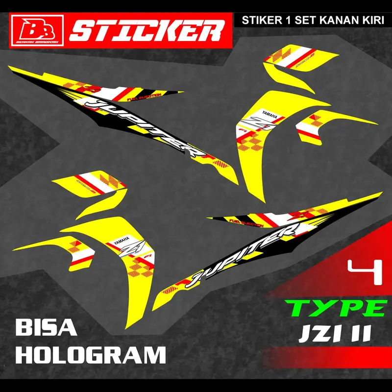 STICKER PREMIUM STIKER MOTOR STRIPING YAMAHA JUPITER Z1 JZI 11 Motorcycle 6