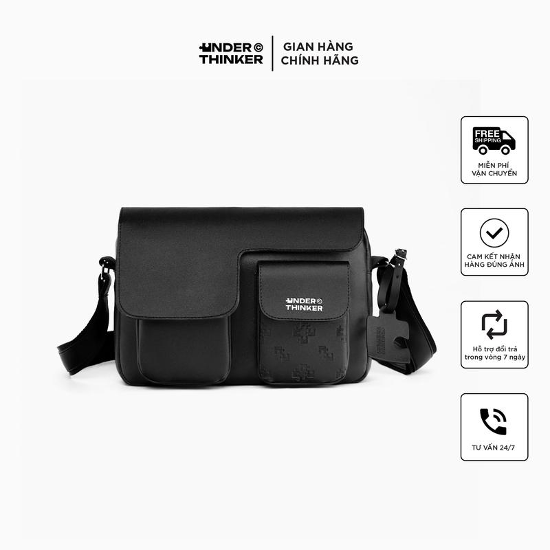 Túi Da PU Nam Nữ Monogram DANTE Strap Bag Dập Chìm Cao Cấp | Local Brand UNDERTHINKER