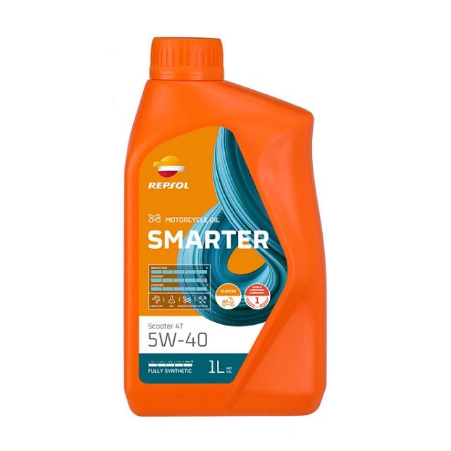 Dầu Nhớt Repsol Smarter Scooter 4T 5W-40 1L nhớt tổng hợp cho xe tay ga (930035)