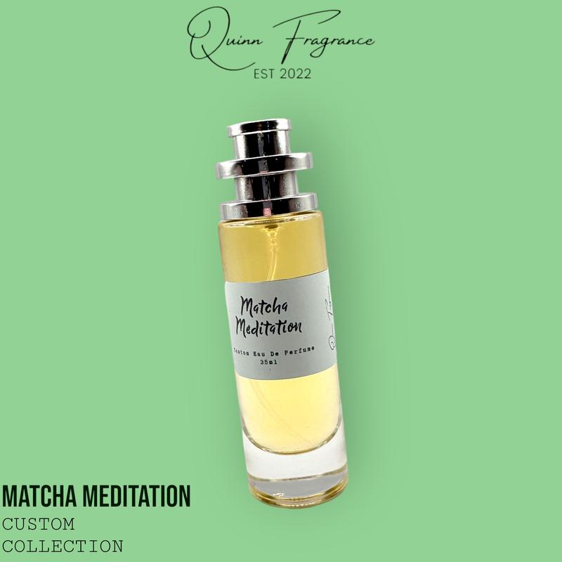 Nước Hoa Unisex QUINN FRAGRANCE - CUSTOM Matcha Meditation 35ml Hương Tươi mới Tinh tế Thanh lịch Cosmetic Perfume