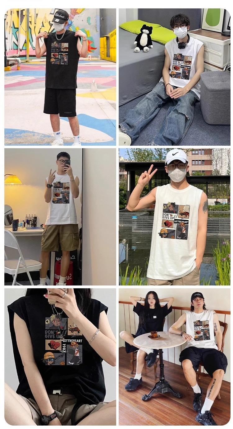 Product Introduction of การฝึกอบรมกีฬาแขนกุดด้านบน 2024 แฟชั่นใหม่เสื้อยืดหลวมความเร็วแห้งเสื้อกั๊ก 9