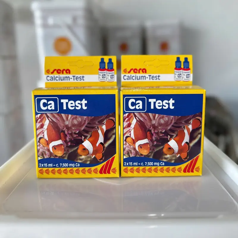 Bộ Test Sera, Đức - Đo Các Chỉ Tiêu Chất Lượng Nước: Cl₂, pH, kH, NO₂, NO₃, NH₄/NH₃, Ca, Mg, Fe, 8