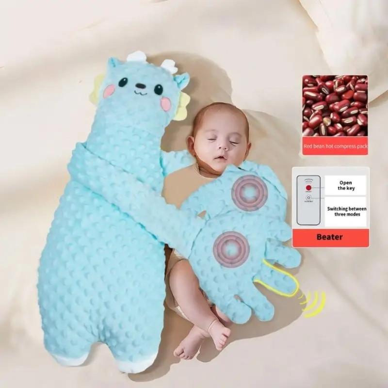 Product Introduction of New Electric Baby Sleeping Palm Washable Soft Velvet Baby Sleeping Patting Doll Cartoon with Remote Control Baby Hand Pillow Newborns 19