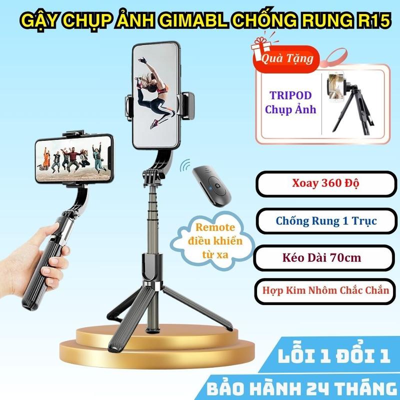 Gậy Quay Video Chống Rung, Gimbal Điện Thoại R15,Gimbal Điện Thoại Giá…