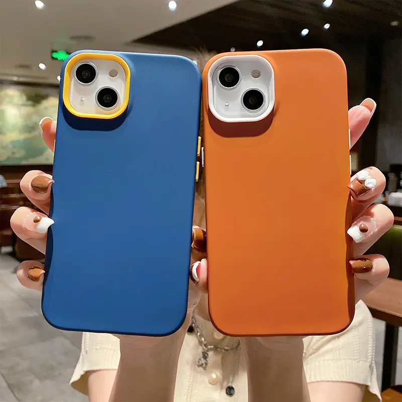 IPhone Case 3 in 1 For iPhone 15 14 13 12 11Pro Max Casing iPhone X XS Max XR 7 8 Plus Silicone Antishocking Cover Protection Wireless